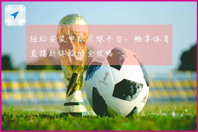 轻松安装中欧买球平台，畅享体育直播新体验的全攻略